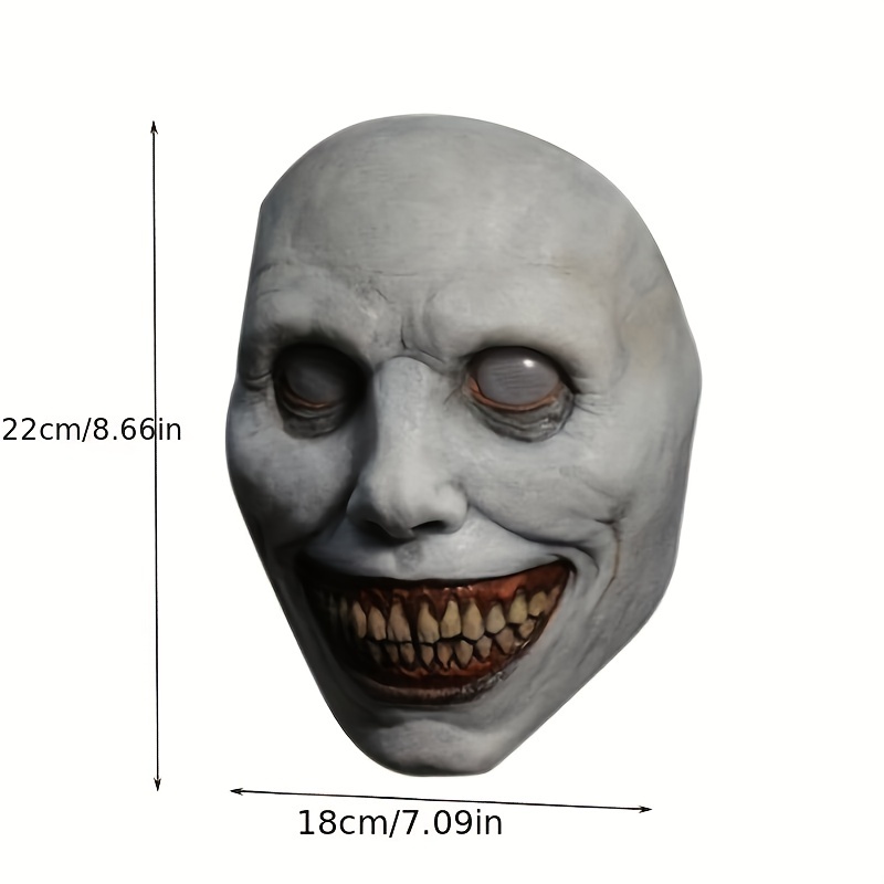 Men's Funny Halloween Party Cosplay Ghost Mask Scary Face - Temu