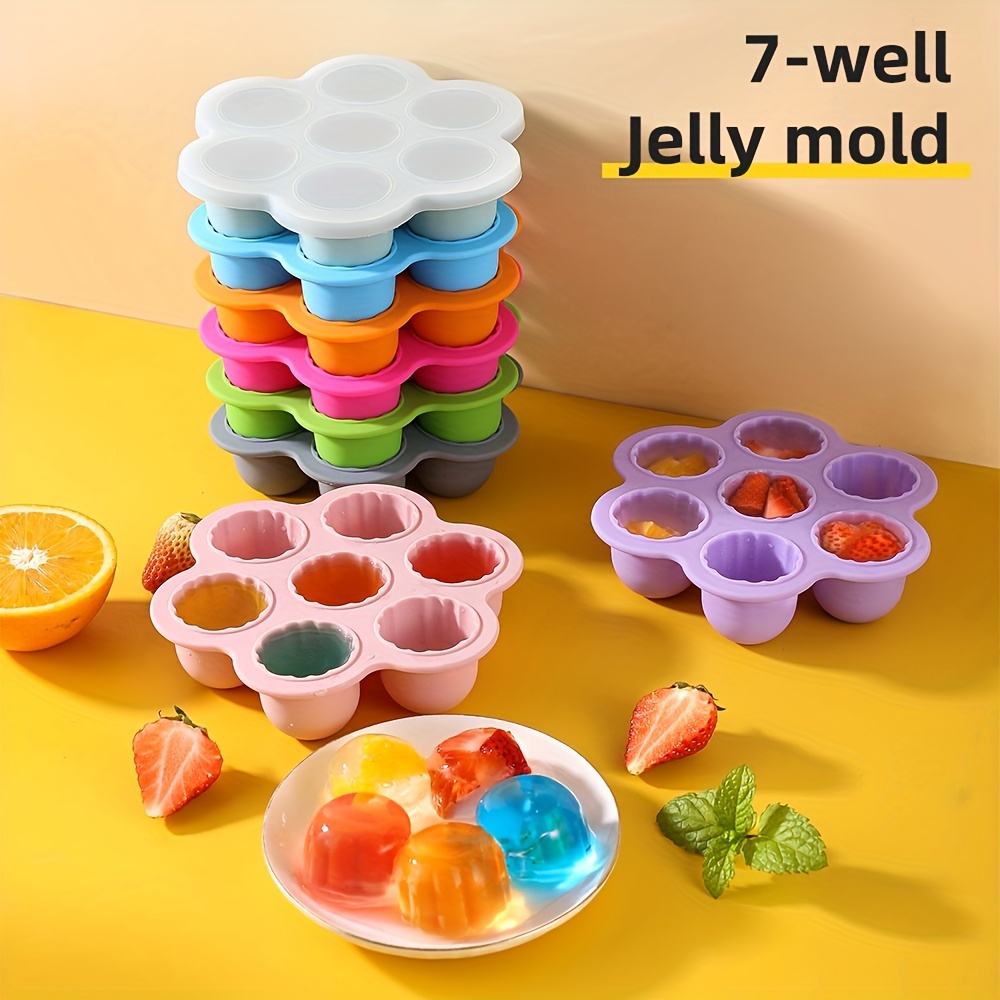 7 cavity Silicone Pudding Mold Perfect Chocolate Jelly Candy