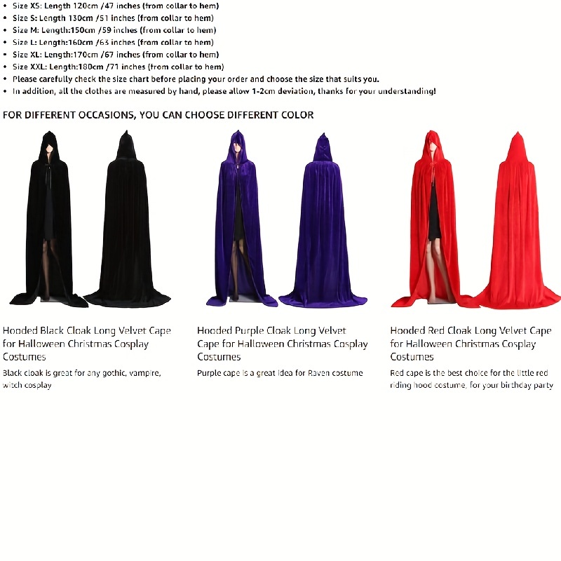 Cloak With Hood, Long Hooded Cape, Oversized Hoodie, Gothic