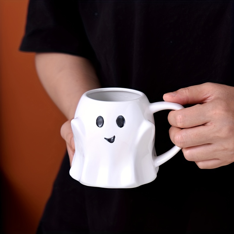 Ceramic Ghost Halloween Coffee Mug Halloween Novelty Water - Temu