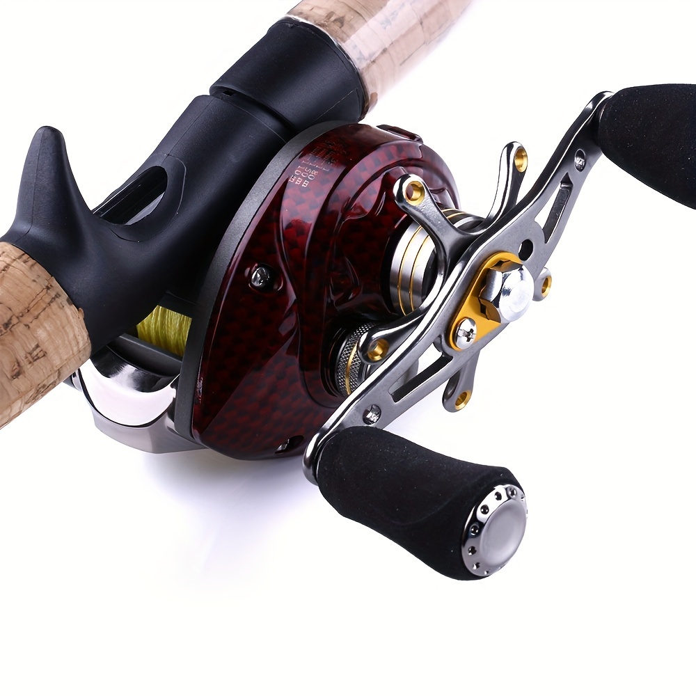 17+1 ball High-Performance Baitcasting Fishing Reel - Smooth Casting,  Left/Right Hand Retrieve, Ideal for Freshwater and Saltwater Fishing