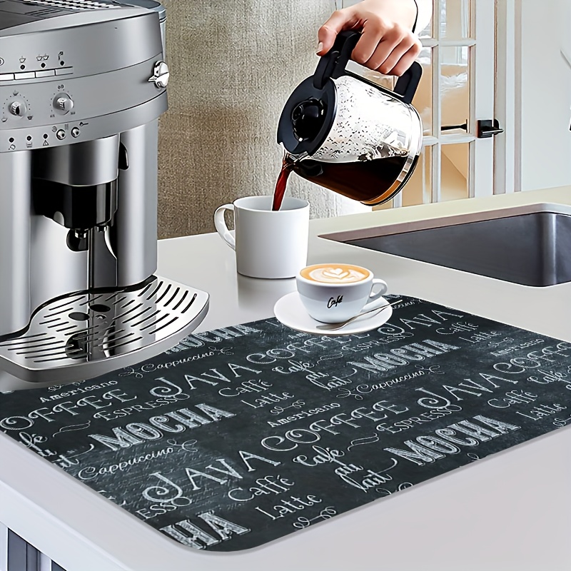 Coffee Mats For Countertop  Espresso Machine Coffee Maker Mat