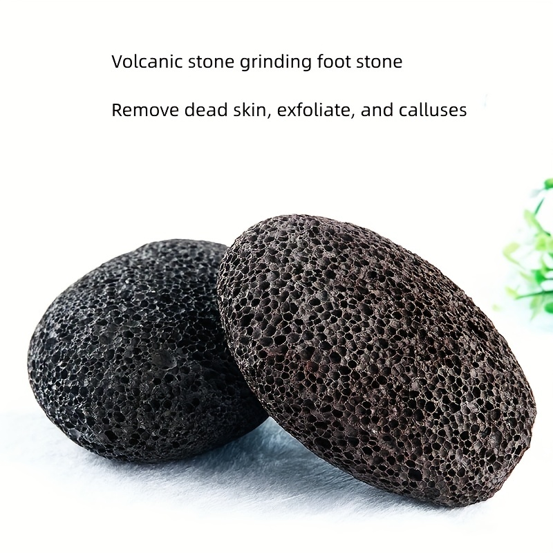 Pumice Stone - Natural Earth Lava Black - Callus&Dead Skin Remover For Feet  Heels And Palm - Pedicure Exfoliation Tool - Dry Dead Skin Scrubber - Heal