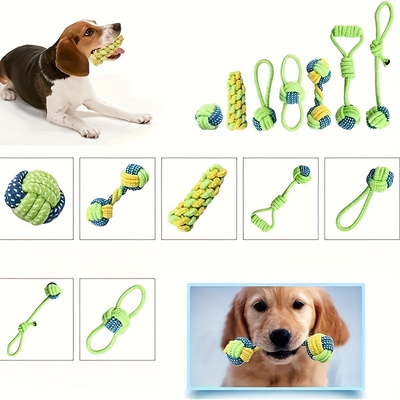 Dog Chew Toys, Dogs Training Treats Teething Rope Toys with Suction Cup for  Boredom, Indoor Interactive