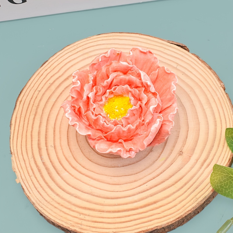 3d Round Rose Soap Silicone Mold Flowers Aromath Soap Crafts