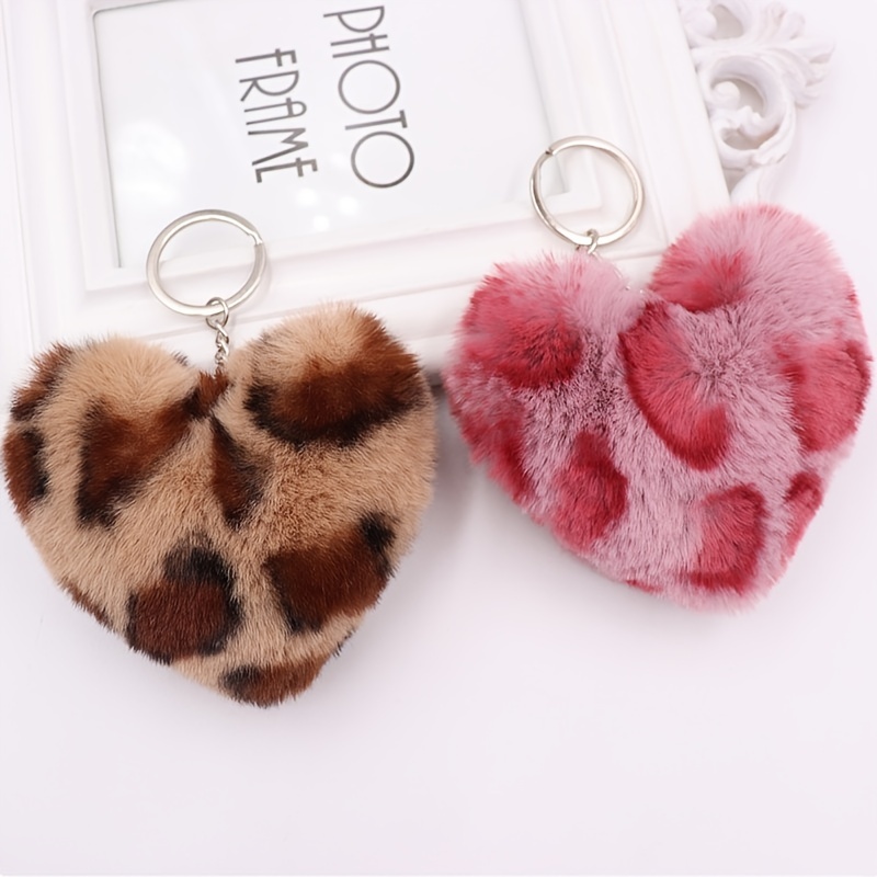 Soft Cute Real Natural Fox Fur Pompom Key Chains Plush Ball Toy Women Bag  Charm Ornaments Car Keyring Pendant Girls Highend Gift