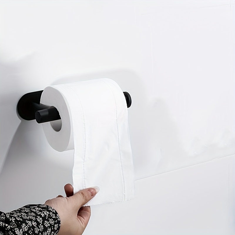 Aluminium Made Bathroom Hardware Accessories Paper Holder Paper Racks Matte  Black Toilet Paper Stand Shelf - AliExpress