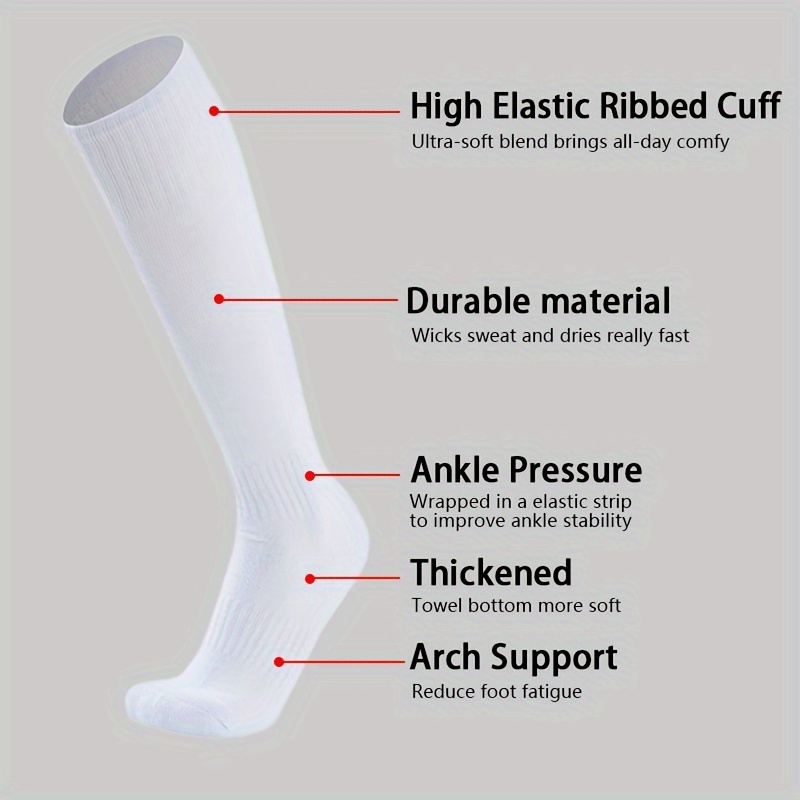 Thick Breathable Baseball Socks Towel Bottom