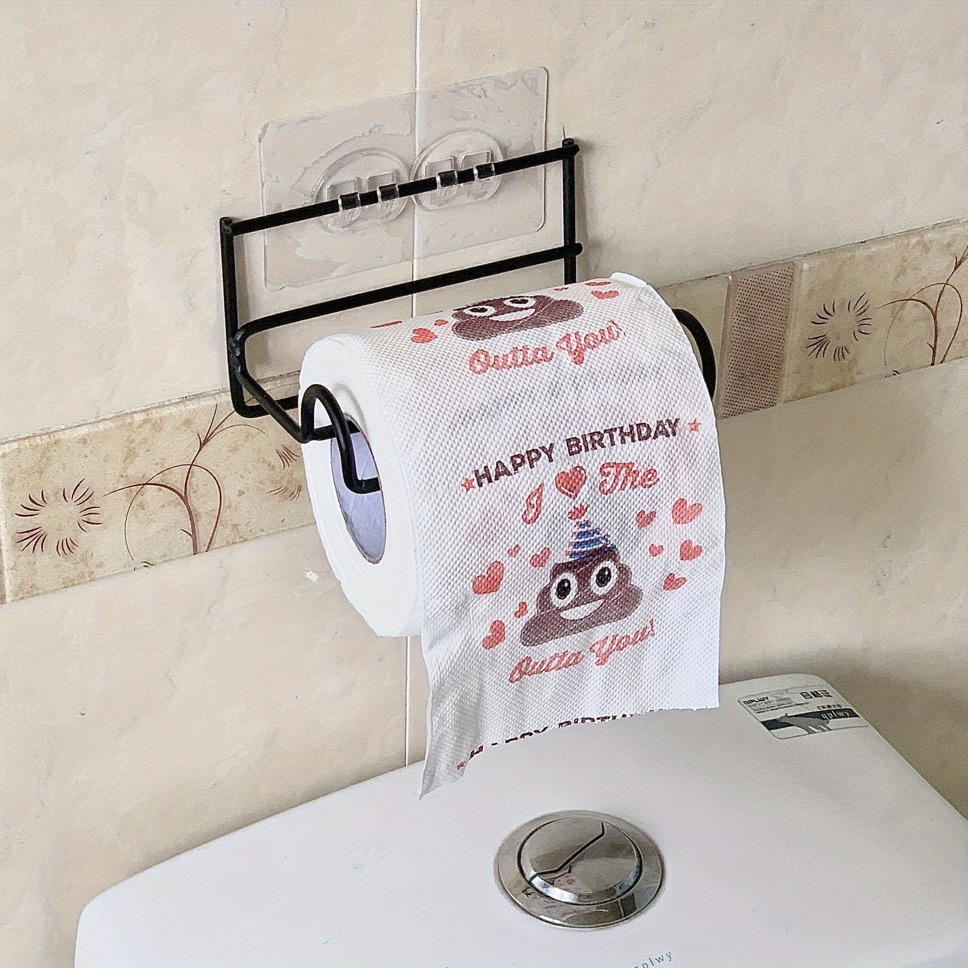 Happy Birthday Toilet Paper Prank Novelty Funny Toilet Paper - Temu