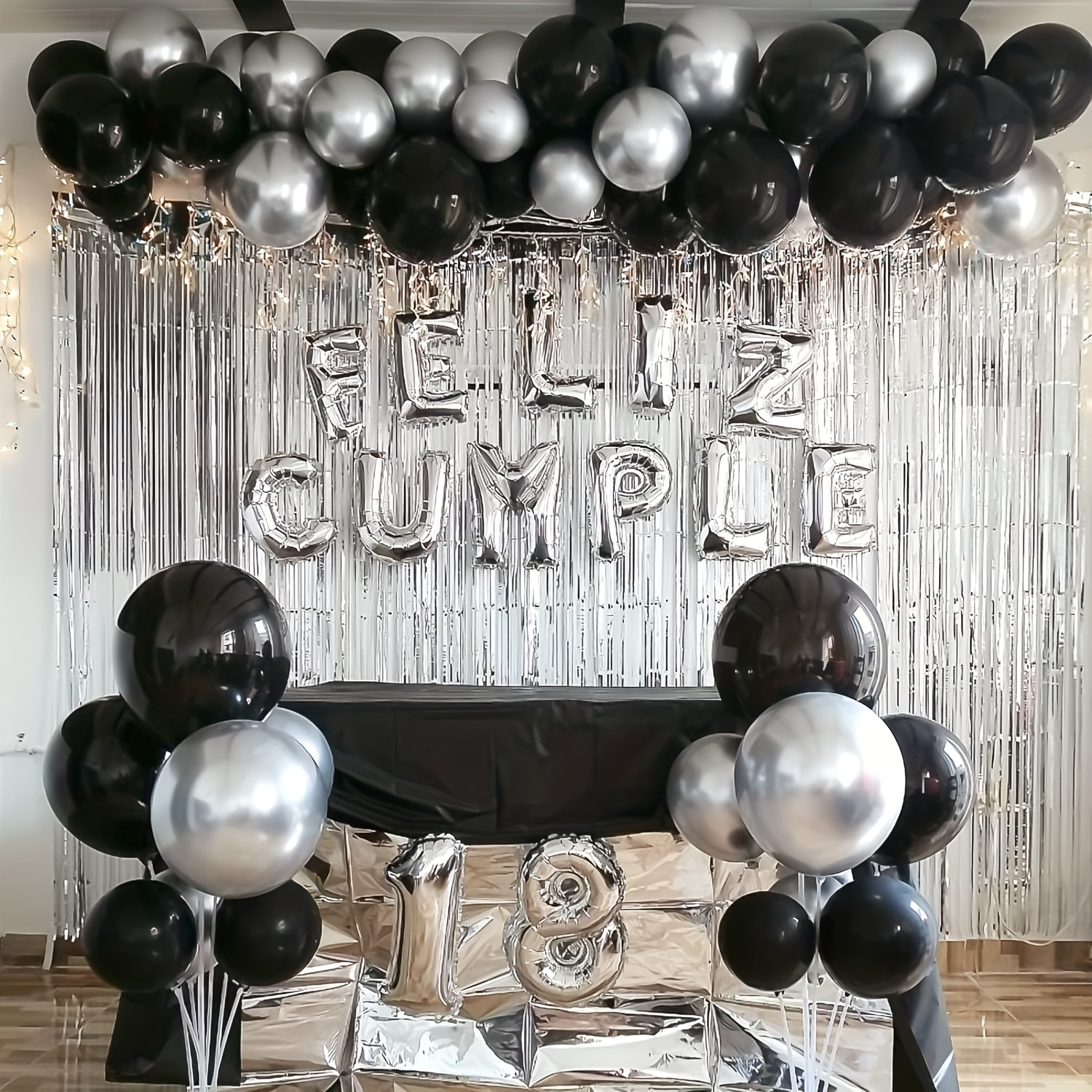 Black and Silver Party Decorations & Theme