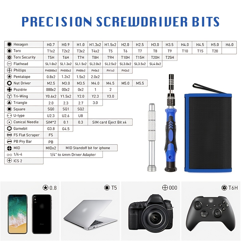 Professional 150 in 1 Precision Screwdriver Set Electronics - Temu