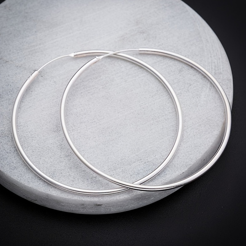 Women's Exaggerated Classic Hoop Earrings, Different Sizes