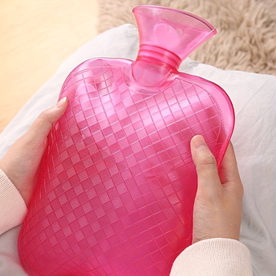 1pc 2L Grande Borsa Dell'Acqua Calda Con Copertura A Maglia, Scaldamani  Portatile A Cartone Animato E Scaldapiedi Per Campeggio All'Aperto Viaggio  - Temu Italy