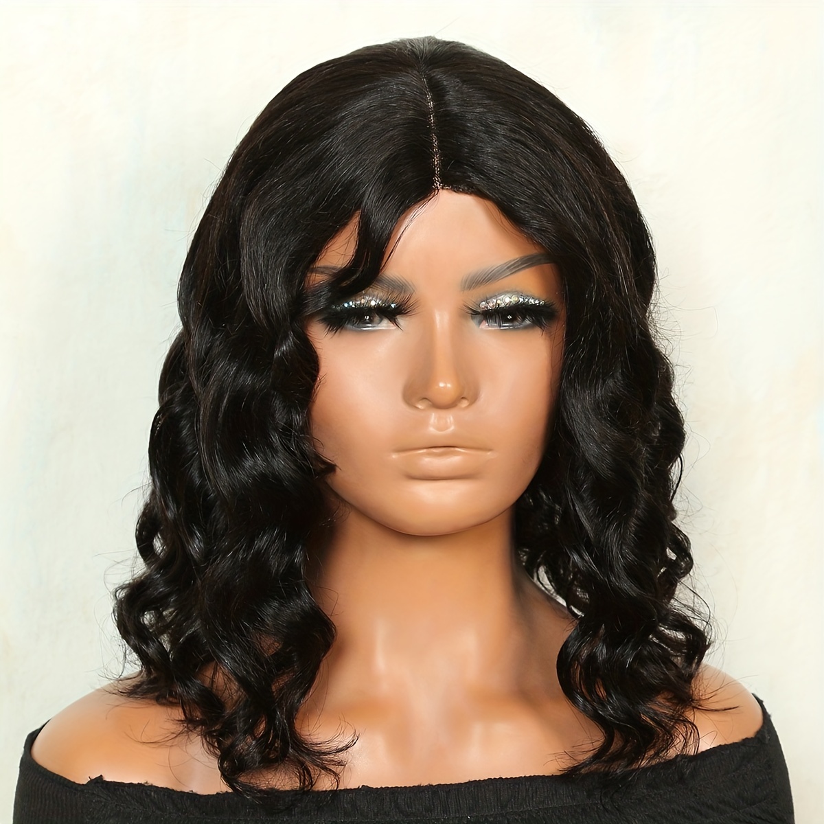 

Brazilian Human Hair 1*4 Lace Front Bob Wigs 150% Density Loose Deep Wave Human Hair Wigs Bob Transparent Lace Frontal Wig Pre Plucked 100% Human Hair Wigs Natural Color For Women Girls