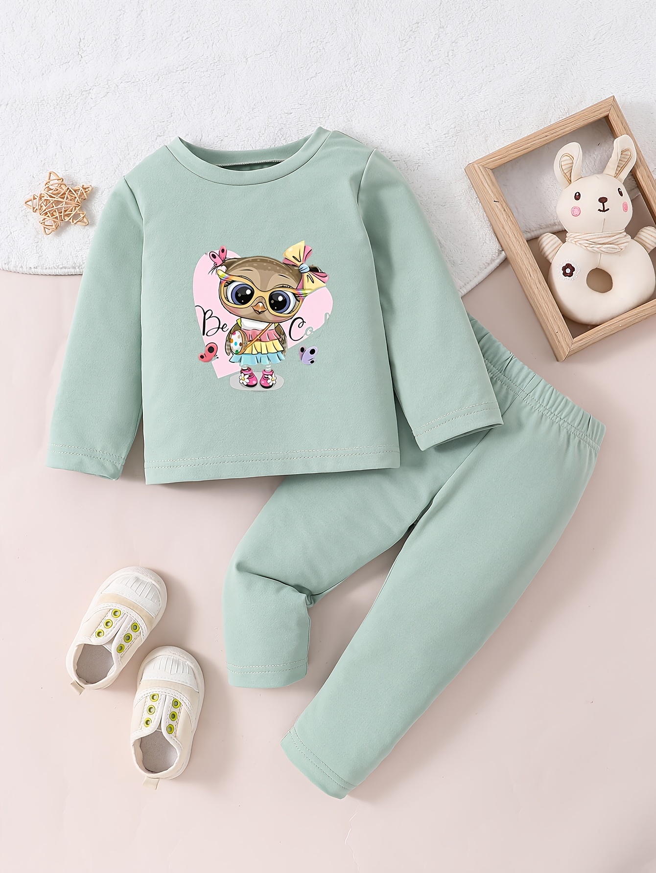 Baby Toddler Girls 2024 Spring Summer Casual Sports Outfits - Temu