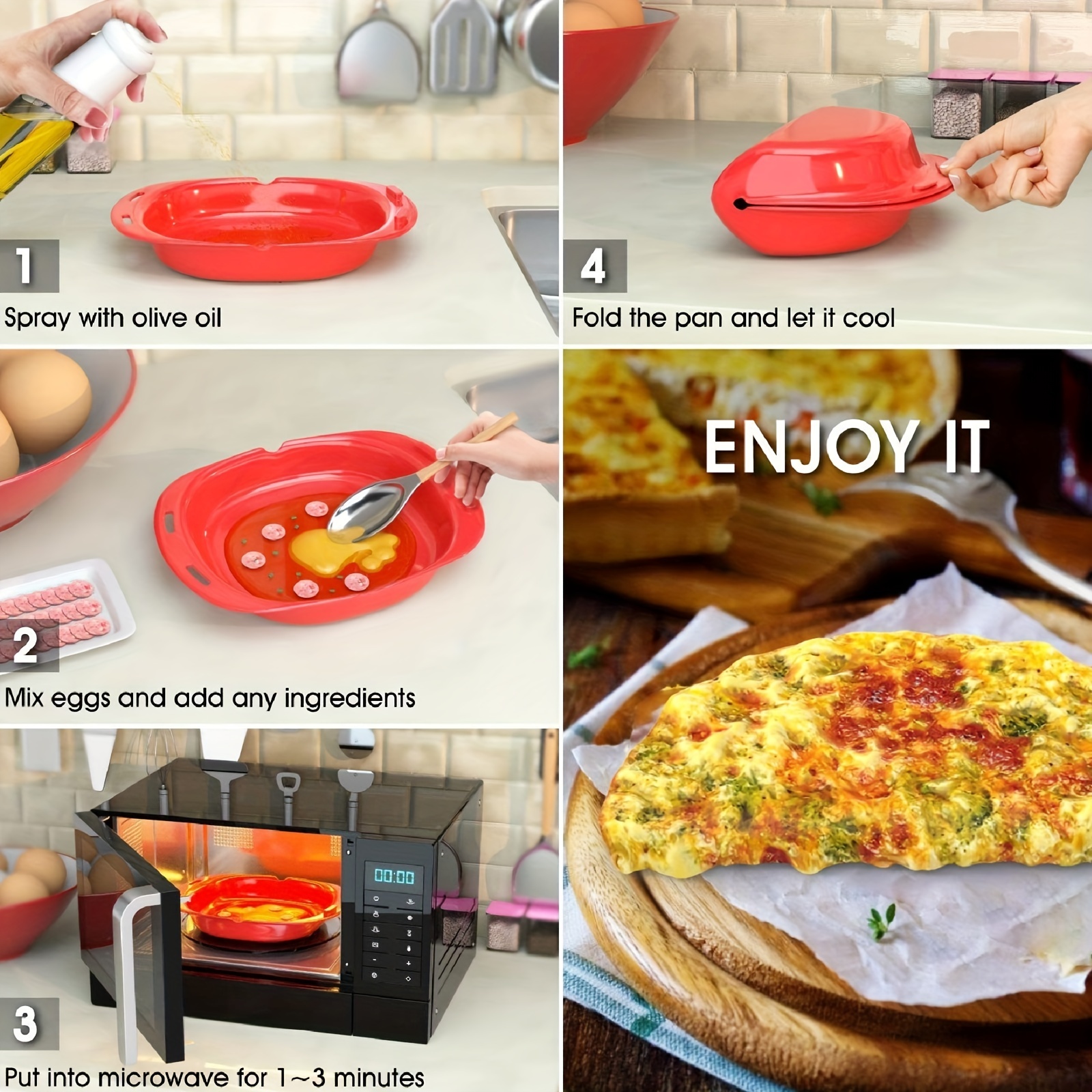 Microwave Egg Maker, Cookware, Kitchen Tools
