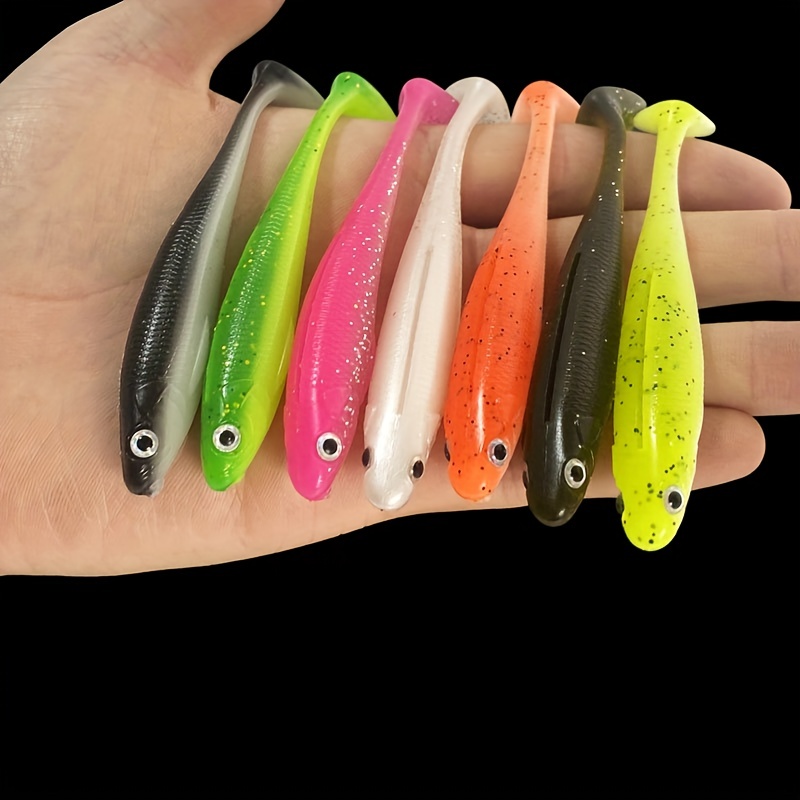 Bag Two color T tail Bionic Bait Fishing Gear Supplies - Temu