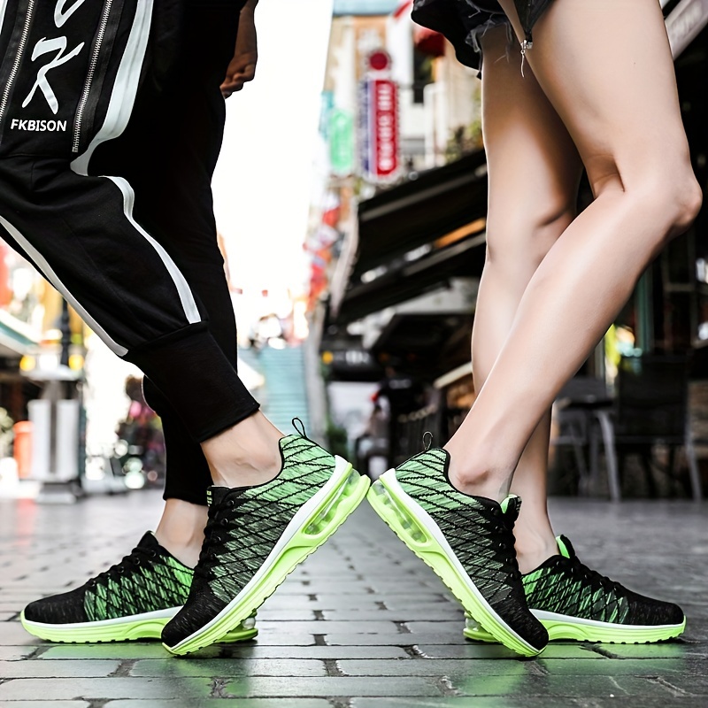 Men's Air Cushioned Breathable Sneakers - Spring/Summer