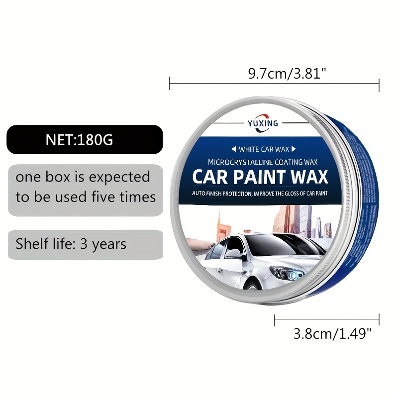 Make Your Car Like New With White Car Wax Crystal - Temu