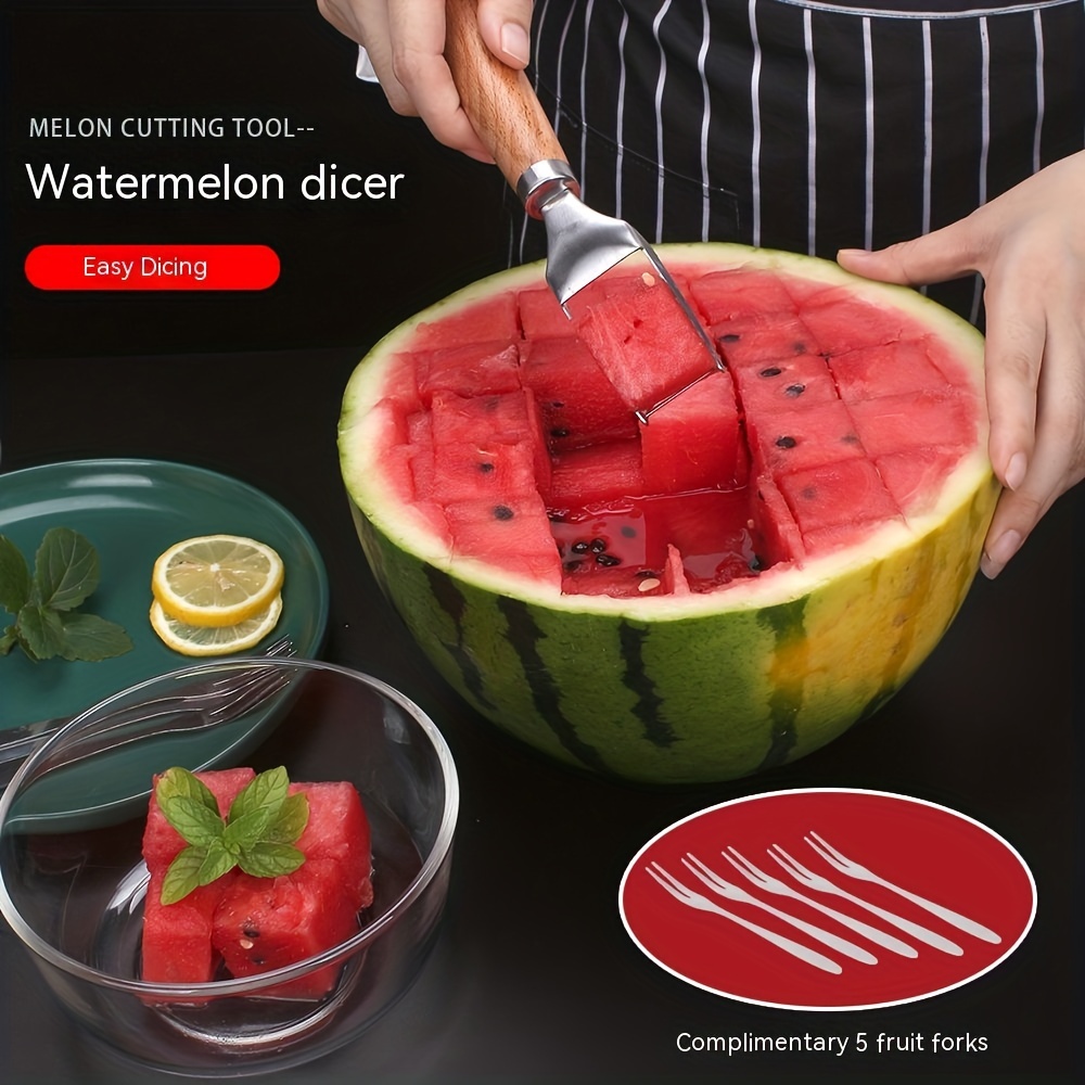 Watermelon Slicer Creative Watermelon Cutter Stainless Steel - Temu