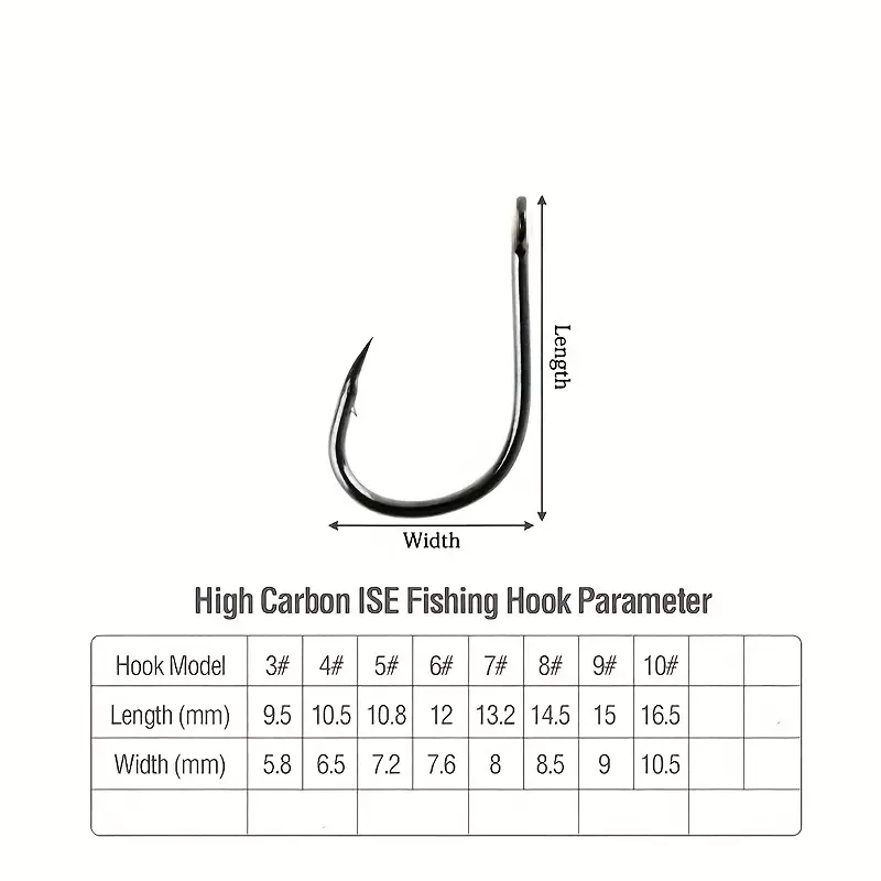 Extra Sharp Fishing Hooks Set T shaped Skewer Design 5 - Temu Canada