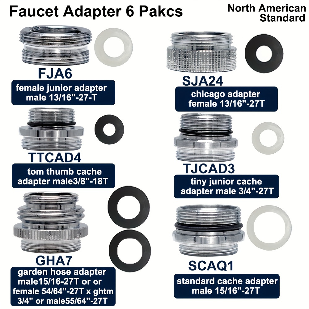 1pc Adaptador Grifo Aireador Adaptador Manguera Jardín Kit - Temu Chile