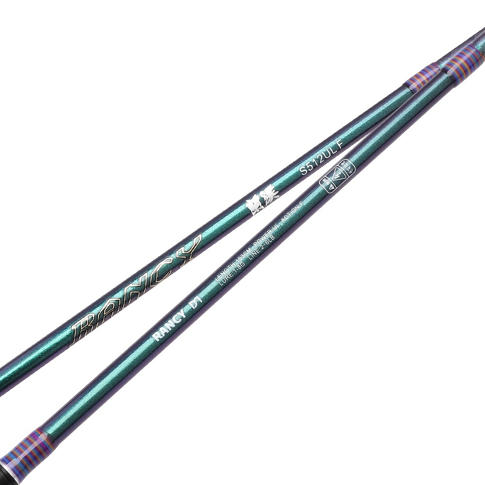  Fishing Rod 5 Feet Colorful Solid Tip Trout Lure Surf Fishing  Rod ul Power Slow Carbon Spinning Casting Rod Ultralight Fishing Boat Fishing  Rod Combo (Color: Casting Rod, Length: 0.66 M) 