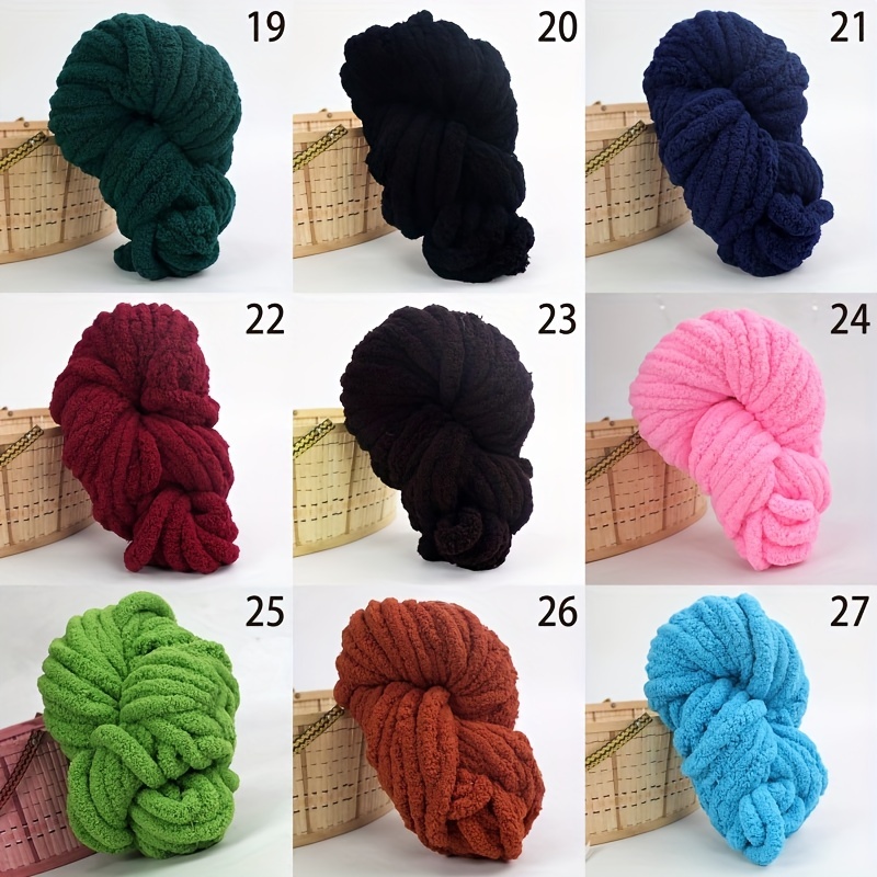 Super Thick Chenille Yarn Large Size Yarn Soft Arm Knitted - Temu