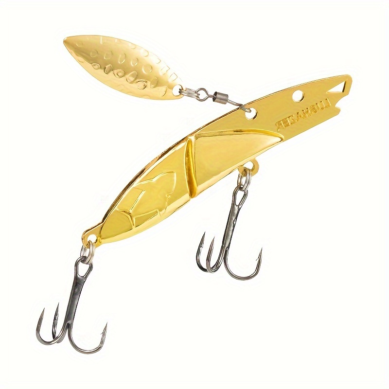 Zinc Alloy Fishing Lure /without Feathered Treble Hook - Temu