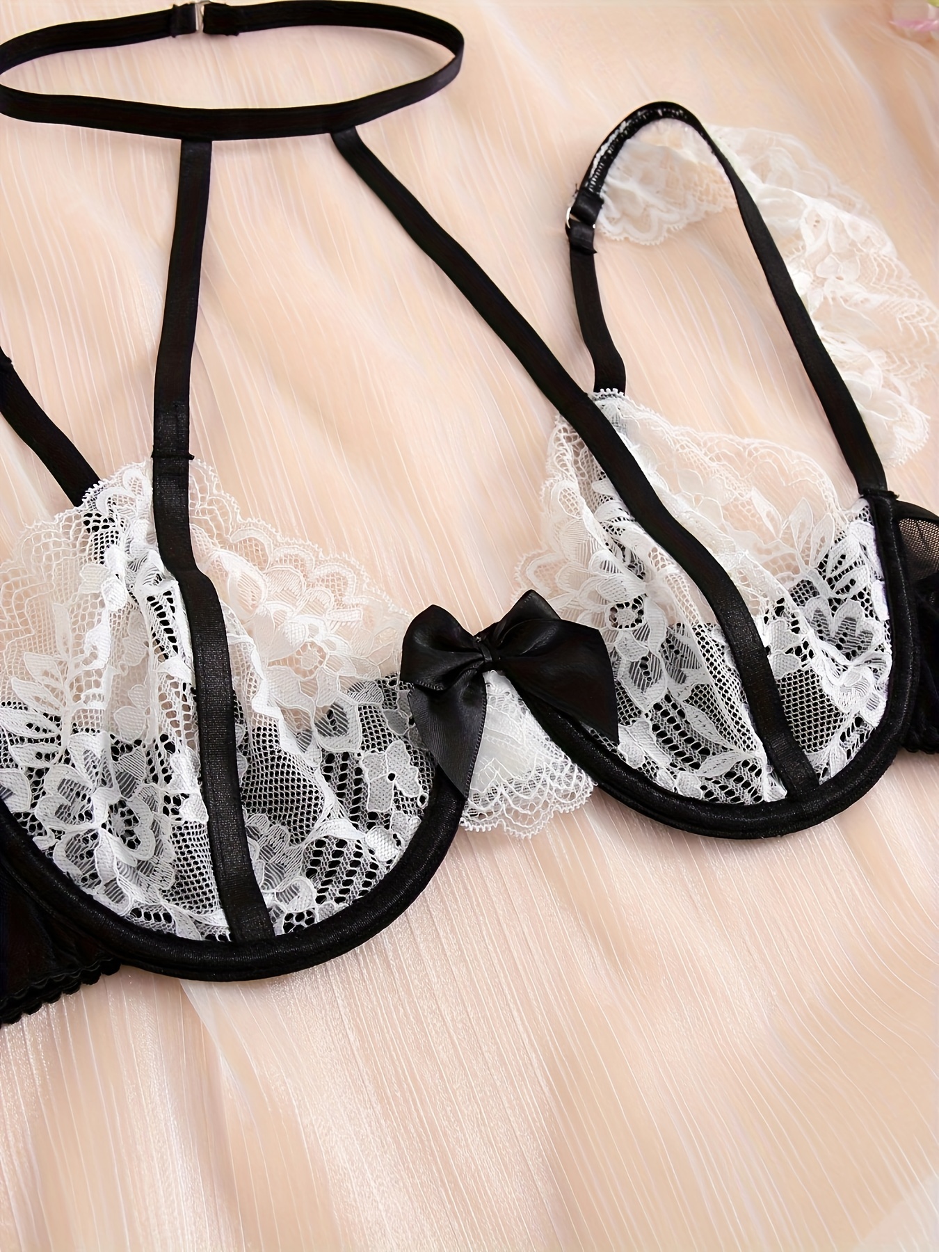  Lingerie Set for Women Sexy Naughty Push up Bra Lace