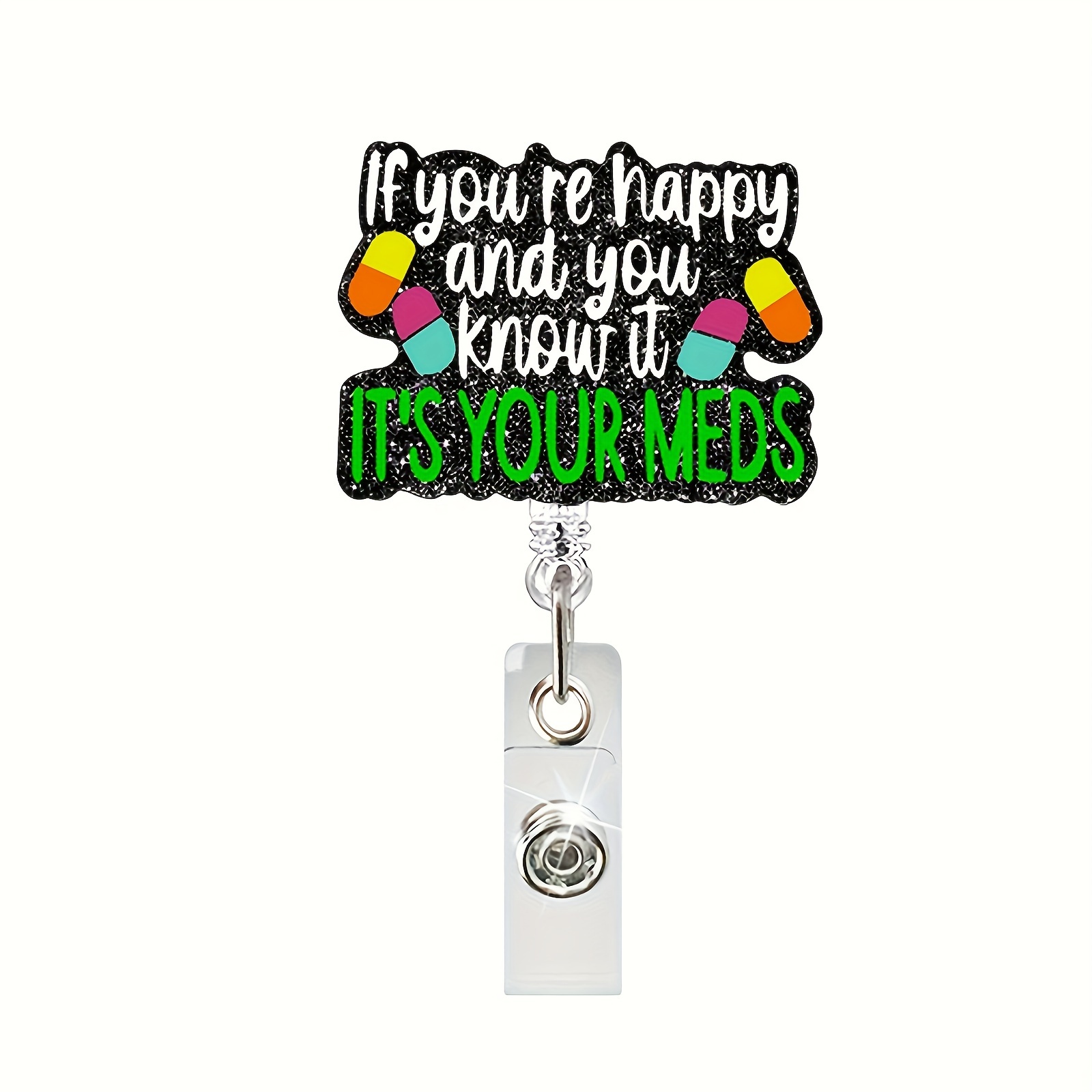 Badge Reels Holder Retractable with ID Clip for Labor and Delivery