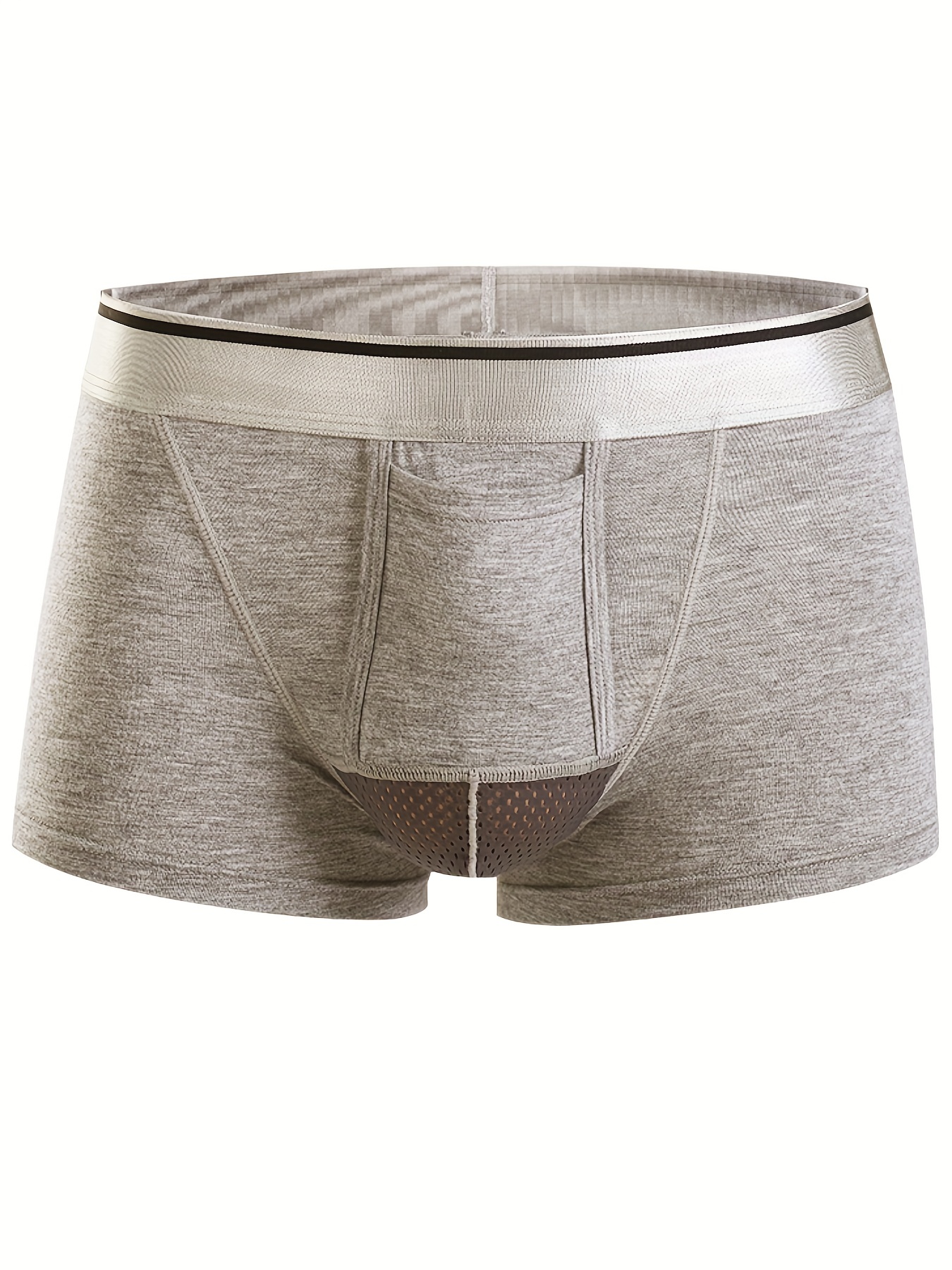 Men's Sexy U Convex Pouch Panties Cotton Underwear Boxer Briefs Sexy  Comfortable
