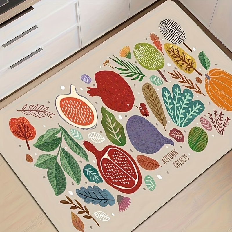 Fruit and Vegetable Kitchen Mat