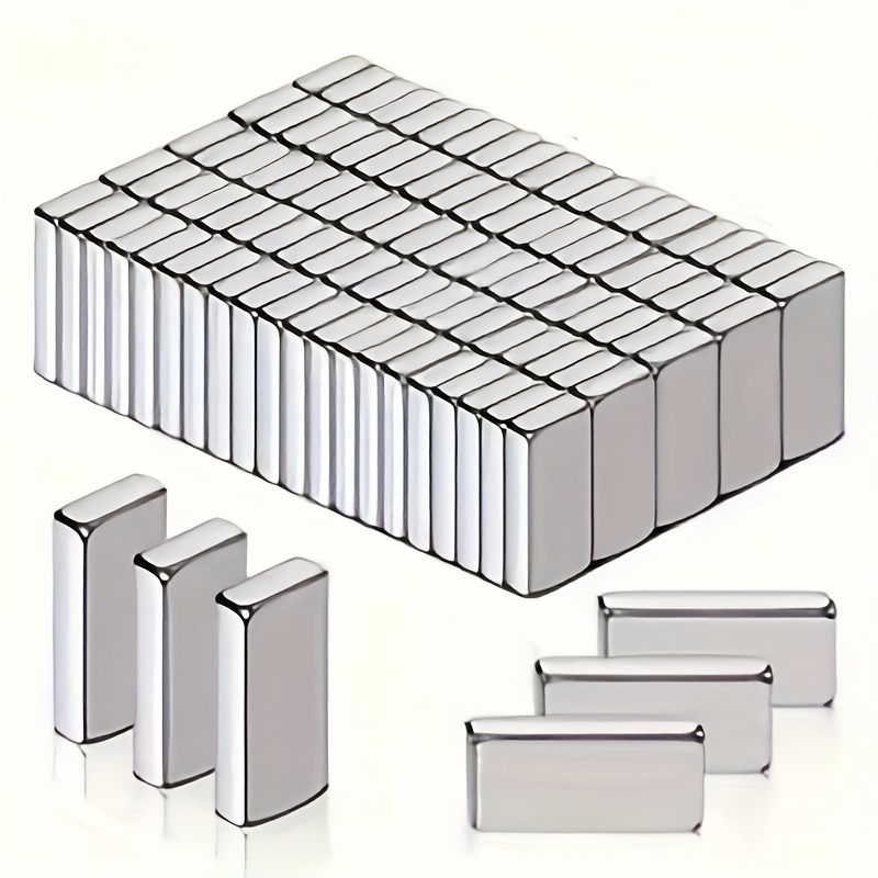 10/20 Stück Rechteckige Kleine Neodym-Magnete Aus Metall, Für  Kühlschrank-Handwerk, Industrielle Werkzeugaufbewahrung