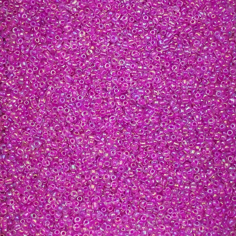 Colorful AB Plated Glass Seed Beads for Handmade Jewelry