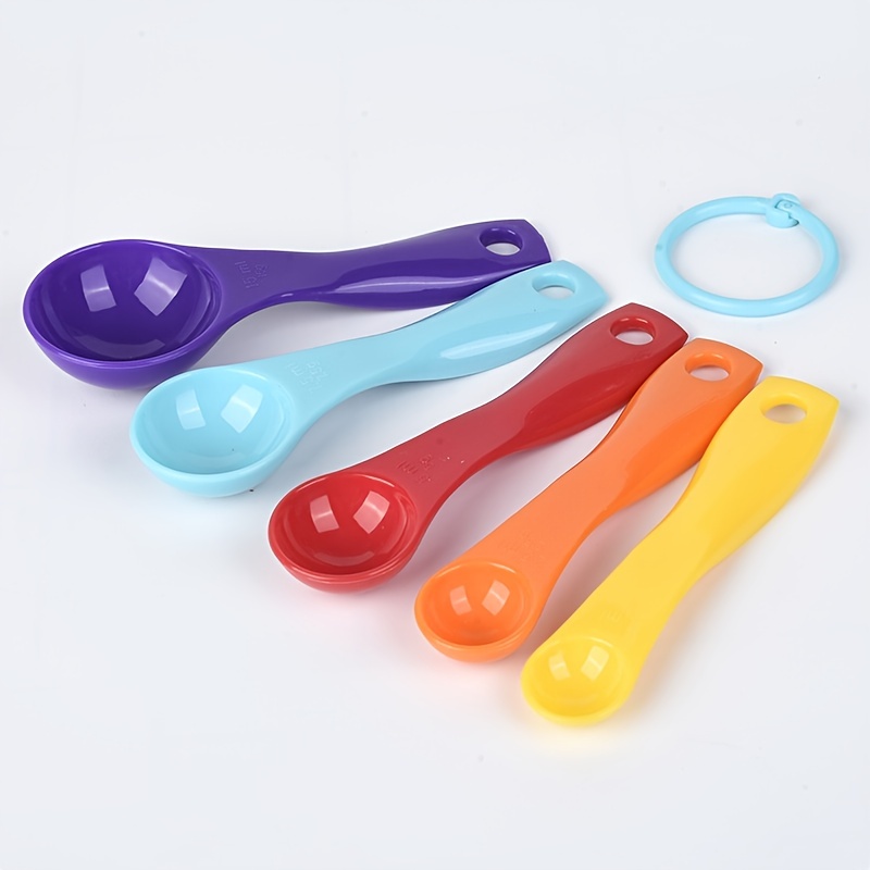 Set Tazas Cucharas Medidoras 5 Piezas Repostería Cocina