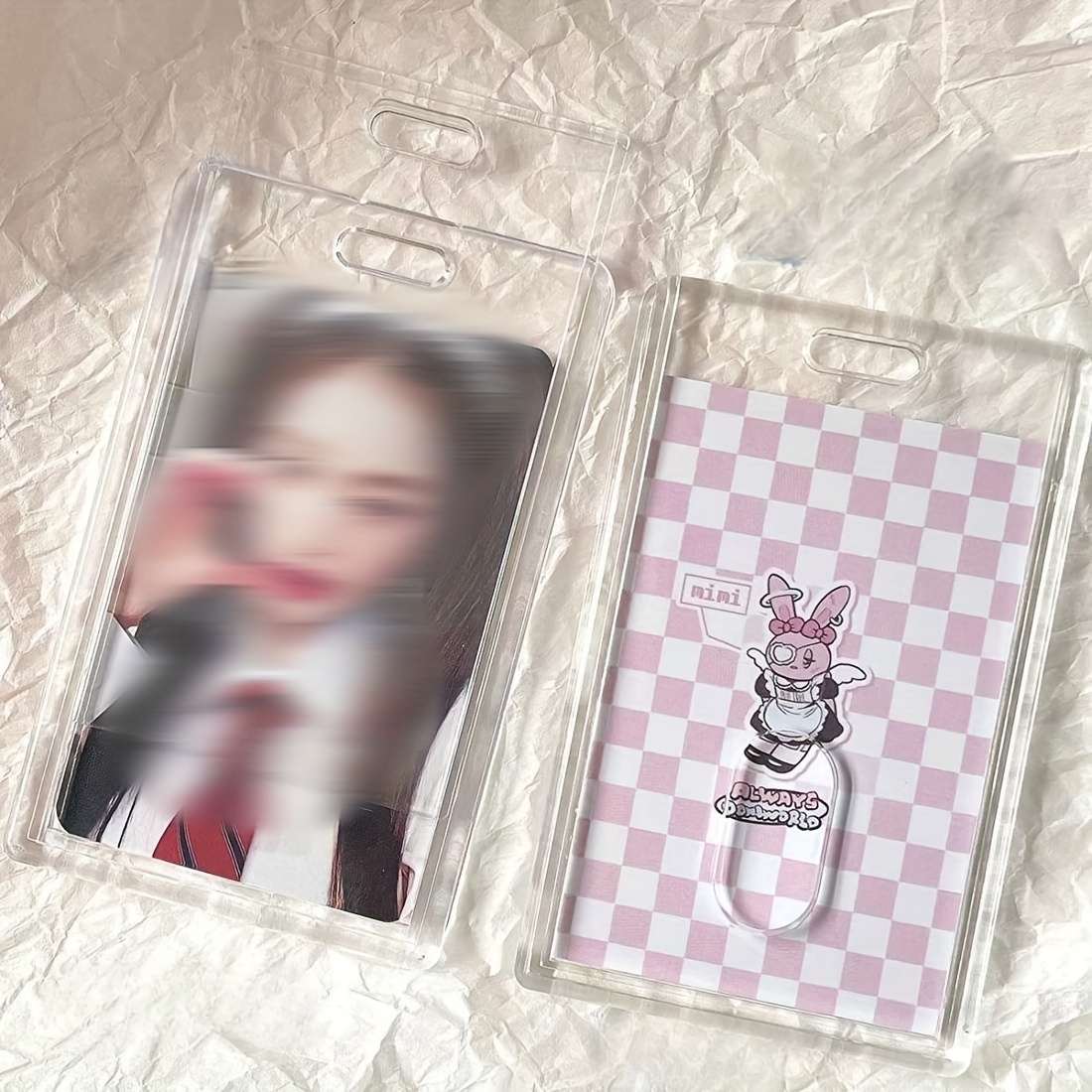 3 Inch Mini Photo Album Set of 2, MaehSab Small Kpop Photocard Binder  Album, Kpop Photocard Holder Book, Photocard ID Holder with 5 Sheets Kpop  Korean Stickers (32 Pockets) : : Home