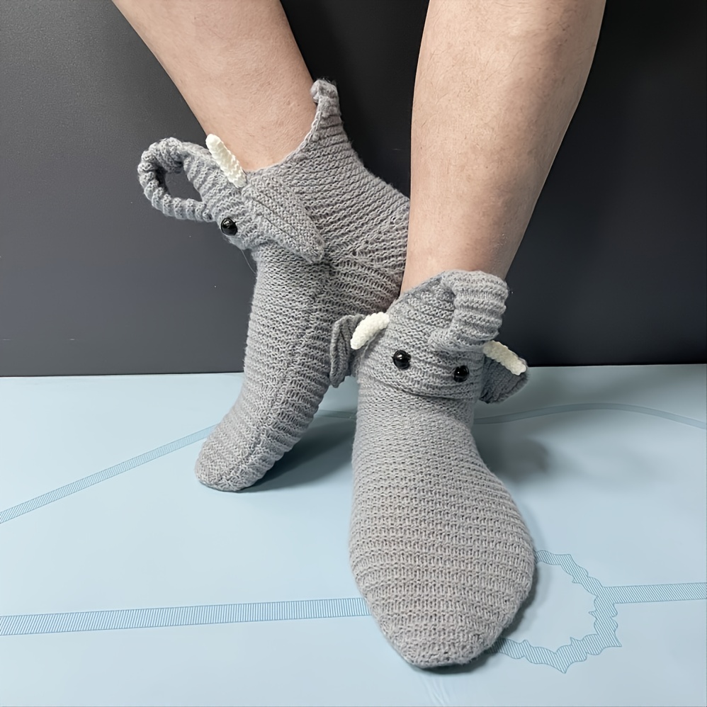 Comfy Feet Elephant Animal Feet Slippers