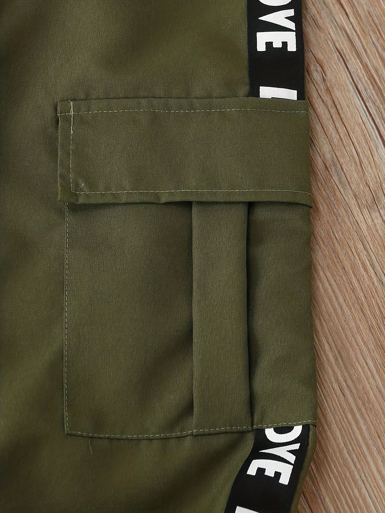Girl Pants Spring Autumn Solid Color Kids Cargo Pants Winter