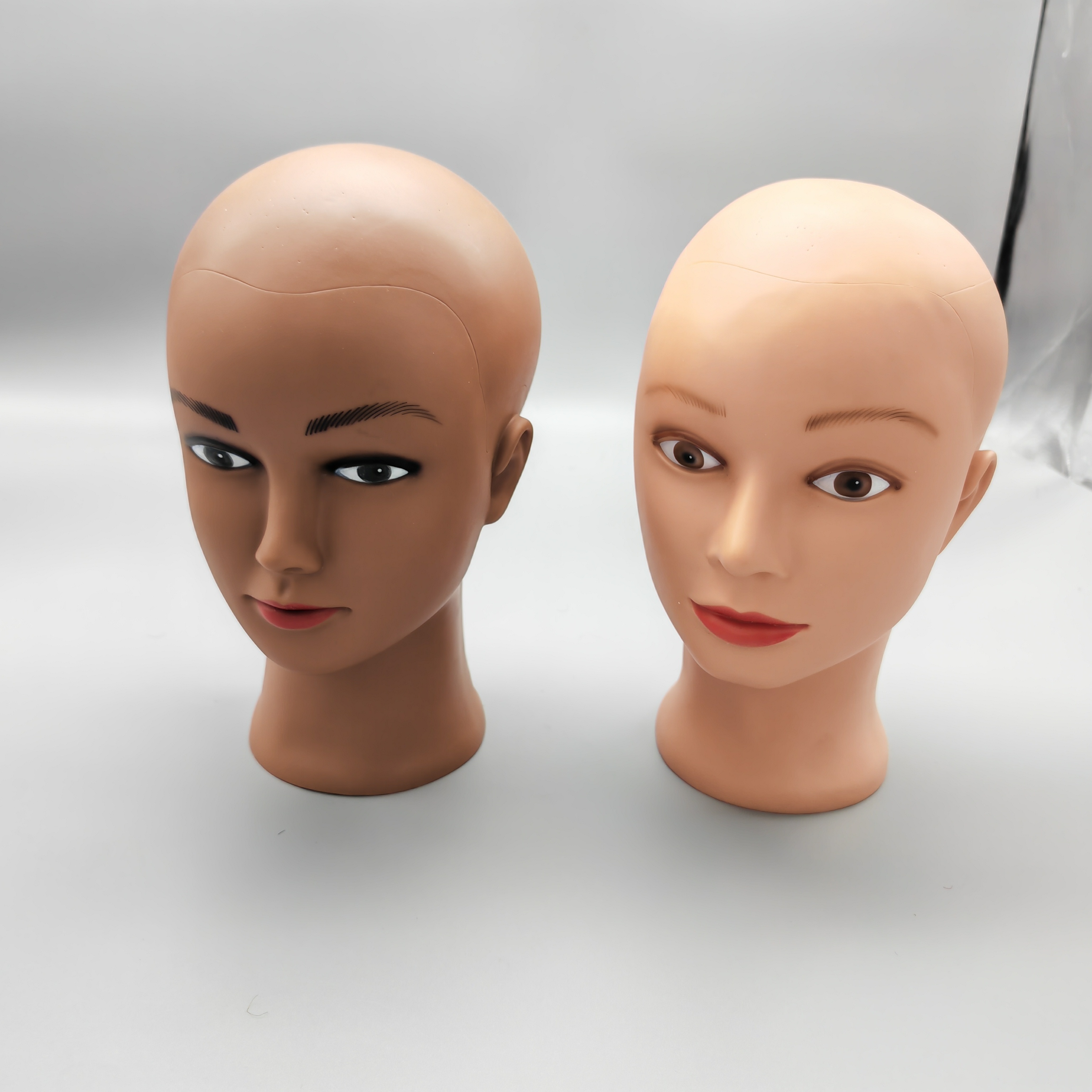 Realistic Female Mannequin Head With Shoulder Fiberglass For Display Wigs  Jewelry And Hat Glasses Show Mold Stand Torson NO.04