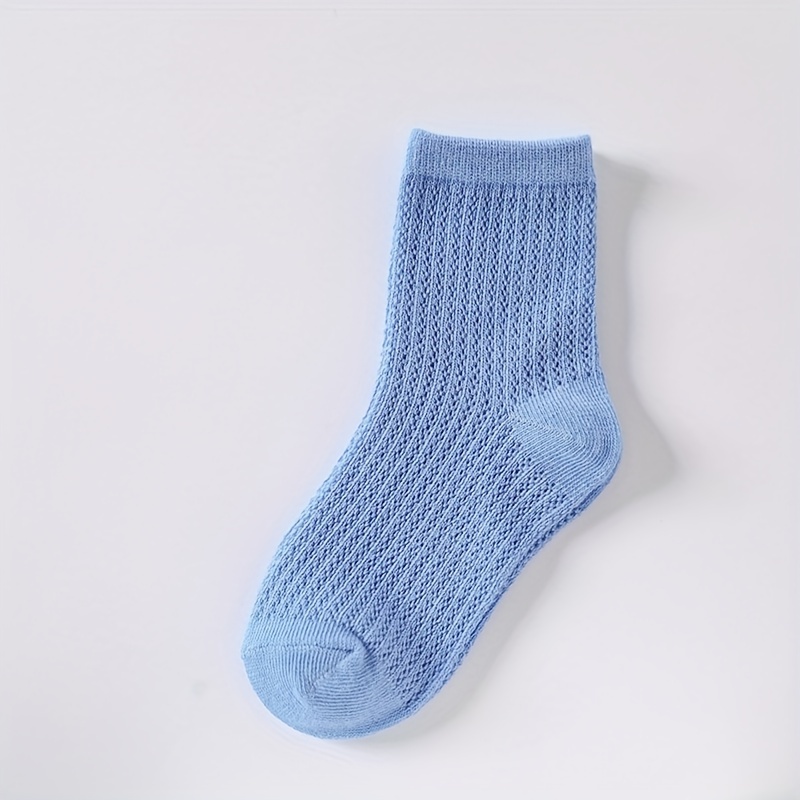 Kids Candy Socks - Thin Mesh Breathable Crew Socks - Summer Children's Socks