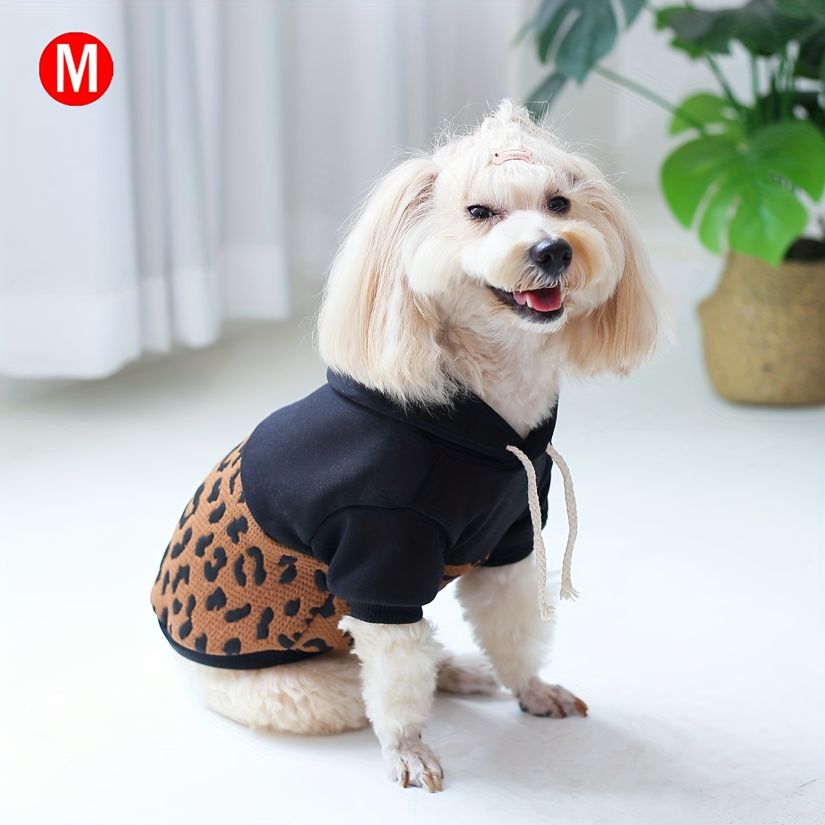 Louis Vuitton Swag Dog Clothes Dog Hoodie Leopard Print Dog