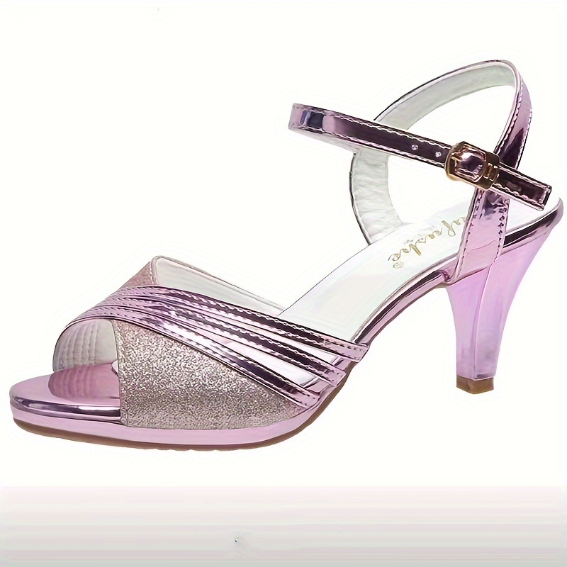 Extra wide silver hot sale dress sandals