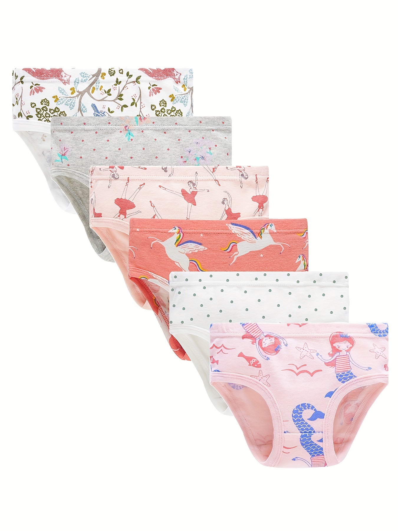 Little Girl's Stretchy Comfy Underwears Soft Pure Cotton - Temu United  Kingdom