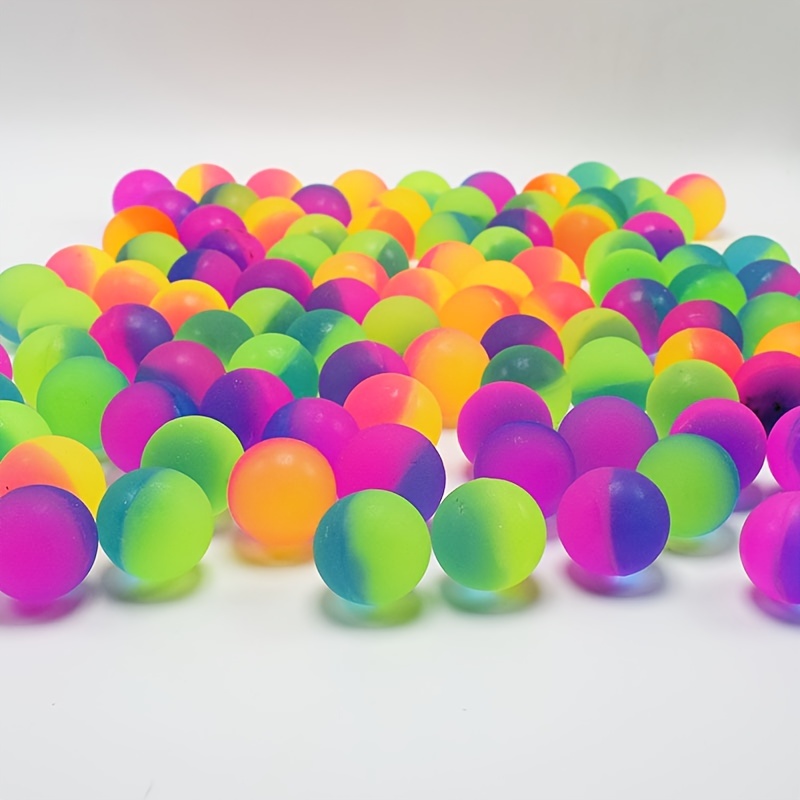 85 mini pelotas saltarinas de neón (25 mm) para niños, niños y niñas:  bolsas de regalos, fiestas, cumpleaños, piñatas y regalos Sincero  Electrónica