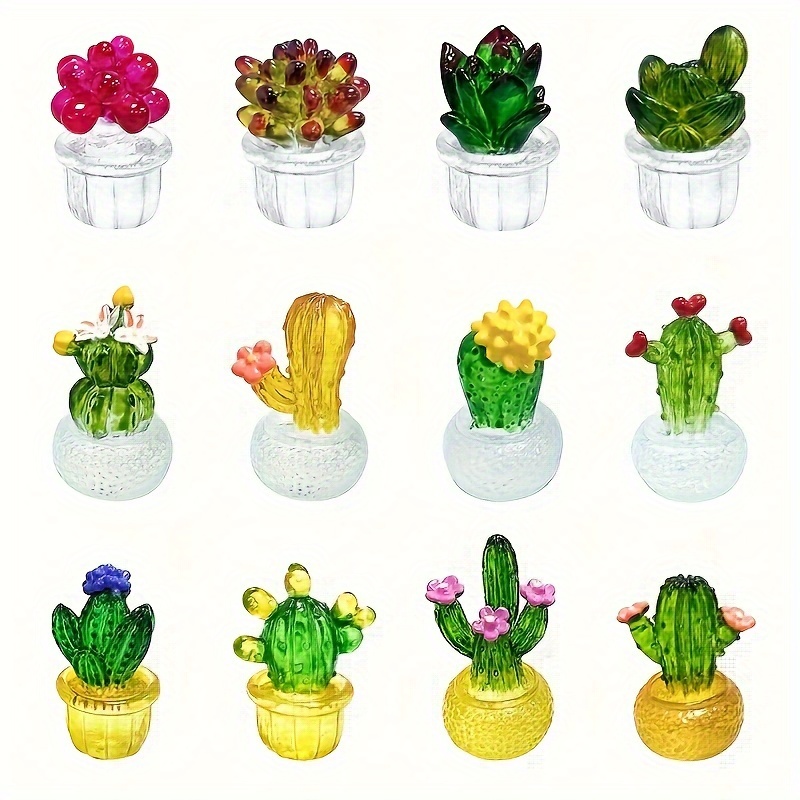 Cactus petit Pot tableau de bord voiture ornements pour