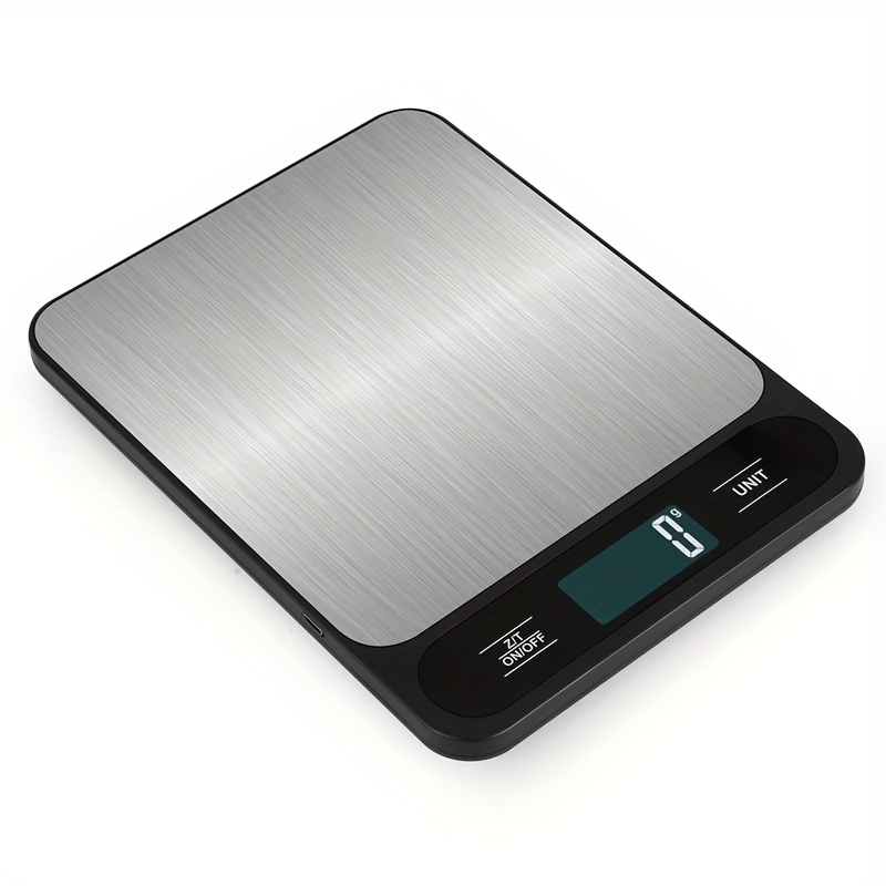 High Precision Kitchen Digital Scale - Stainless Steel Surface, Baking And  Gram Weight Scale With Digital Display - Small Table Scale For Accurate  Measurements - Temu