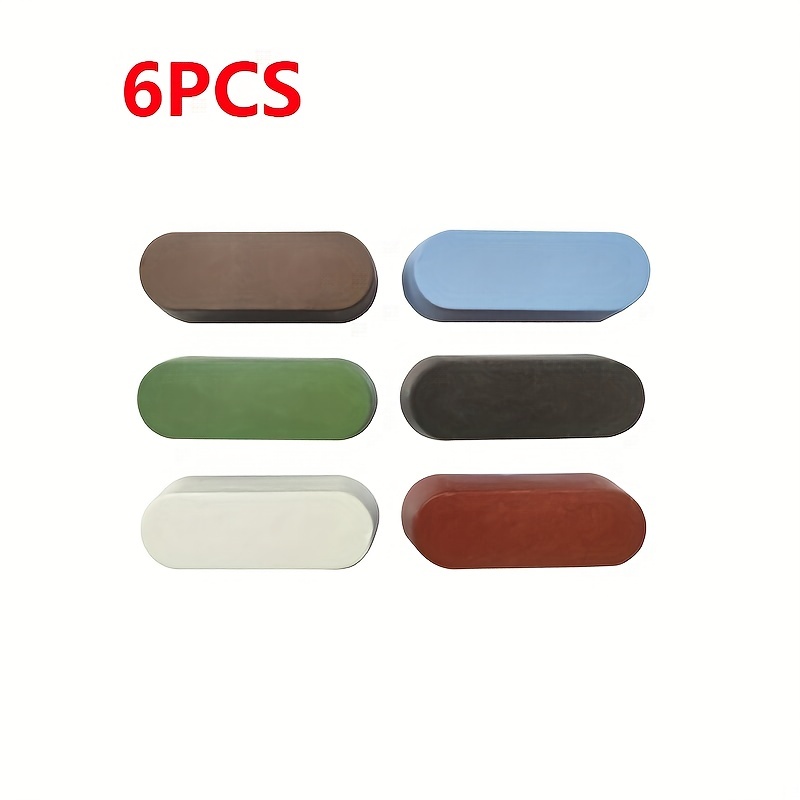 Metal Polishing Compound Kit - Buffing Compound Bars - Each, Set Includes:  Red Jewelers Rouge, Black Aluminum Cutting Compound, Brown Tripoli, White  Rouge All Purpose Blue & General Green - Temu United Arab Emirates