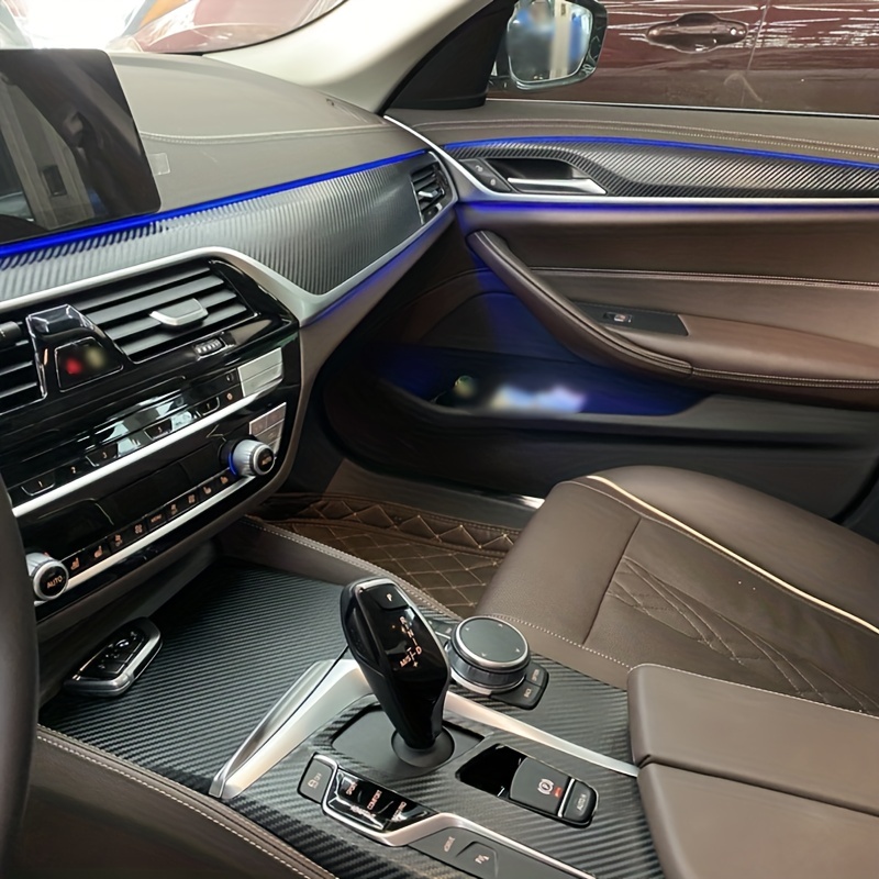 Für BMW 5 Series sport G30 530liM 2018-2022 ABS carbon faser/Silber Auto  Front Nebel Licht Lampe abdeckung trim aufkleber Auto Zubehör - AliExpress