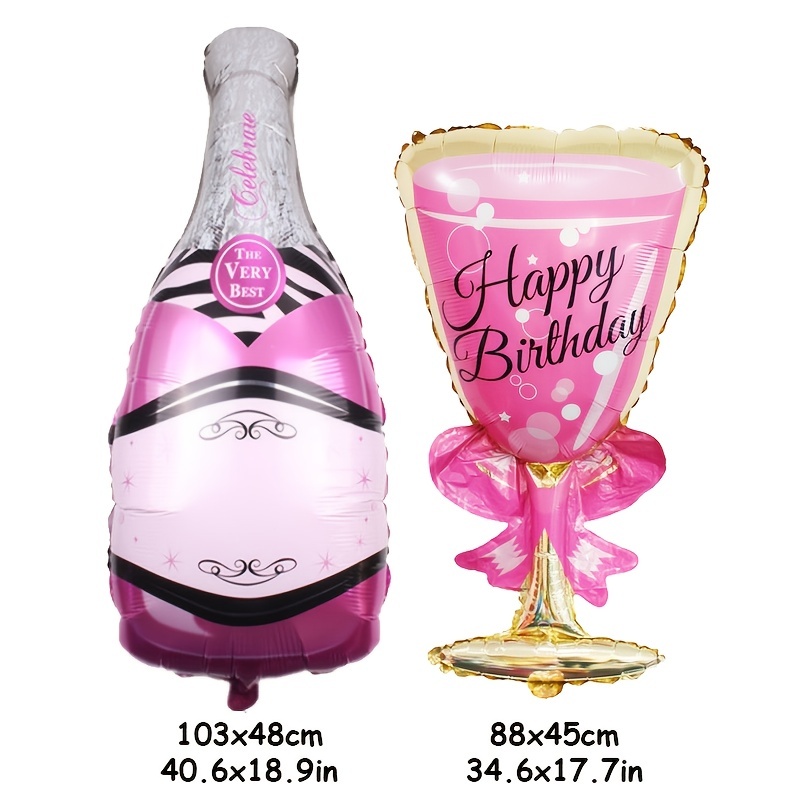 happy birthday celebration champagne